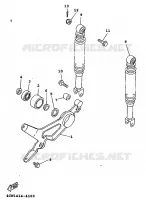 SWINGARM / SHOCK ABSORBER for Yamaha XC 1999