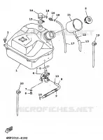 FUEL TANK for Yamaha XC 1999