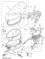 SEAT / CARRIER for Yamaha XC 1999