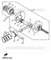 CRANKSHAFT / PISTON for Yamaha XC 1999