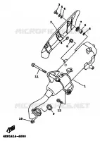 EXHAUST for Yamaha XC 1999