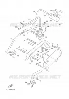 EXHAUST for Yamaha CYGNUS 2005