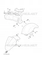 FRONT FENDER for Yamaha CYGNUS 2005