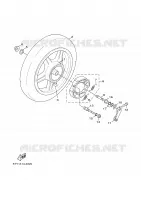 REAR WHEEL for Yamaha CYGNUS 2005