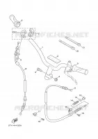HANDLEBAR & CABLES for Yamaha CYGNUS 2005