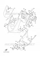 LEG SHIELD for Yamaha CYGNUS 2005