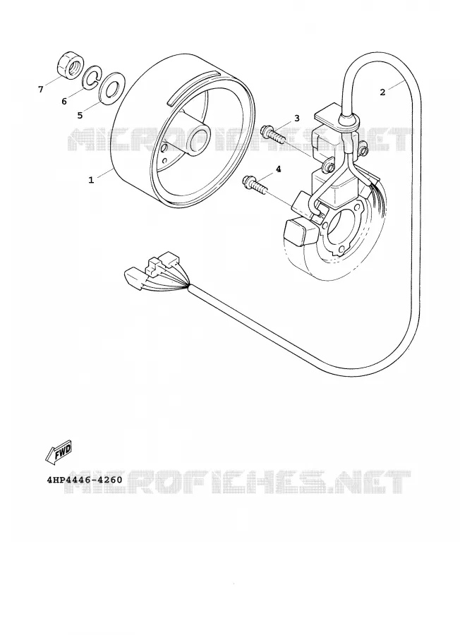 IGNITION Yamaha SCOOTER 125 2001 CYGNUS  XC125F
