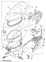 SEAT / CARRIER for Yamaha XC 1997