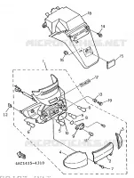 TAIL LIGHT for Yamaha XC 1997