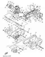 CRANKCASE for Yamaha XC 1997
