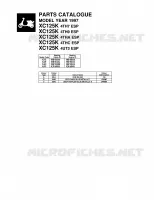 CATALOGUE for Yamaha XC 1997