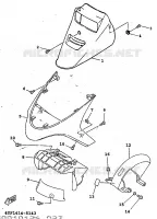 FRONT FENDER for Yamaha XC 1997