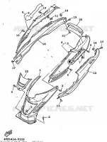 SIDE COVER for Yamaha XC 1997