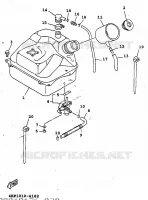 FUEL TANK for Yamaha XC 1997