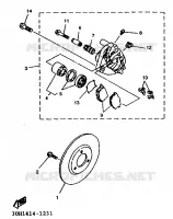 FRONT BRAKE CALIPER for Yamaha XC 1997