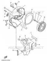 AIR SHROUD & FAN for Yamaha XC 1997