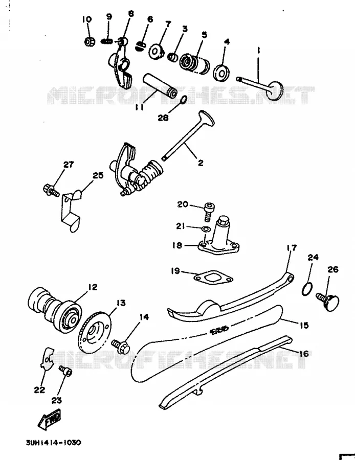 VALVE Yamaha SCOOTER 150 1992 FLY ONE  XC150