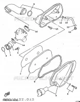 EXHAUST for Yamaha FLY ONE 1997