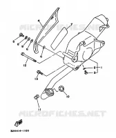 EXHAUST for Yamaha FLY ONE 1997