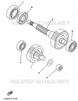 TRANSMISSION for Yamaha FLY ONE 1997