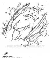 SIDE COVER for Yamaha FLY ONE 1997