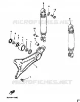 SWINGARM / SHOCK ABSORBER for Yamaha FLY ONE 1997