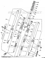 FRONT FORK for Yamaha FLY ONE 1997