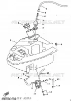 FUEL TANK for Yamaha FLY ONE 1997