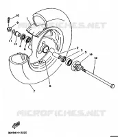 FRONT WHEEL for Yamaha FLY ONE 1997