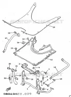 STAND / FOOTREST for Yamaha FLY ONE 1997