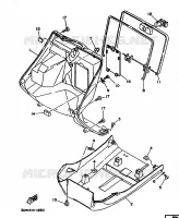 LEG SHIELD for Yamaha FLY ONE 1997
