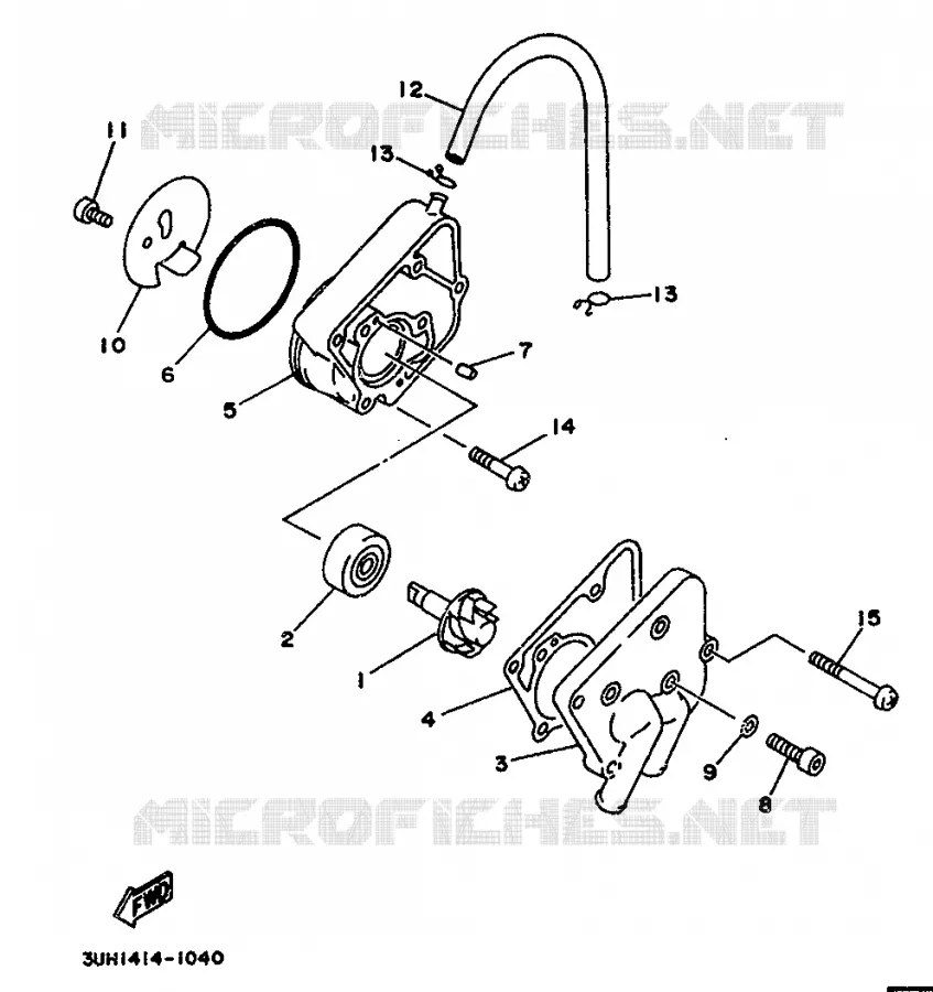 WATERPUMP Yamaha SCOOTER 150 1997 XC  XC150I