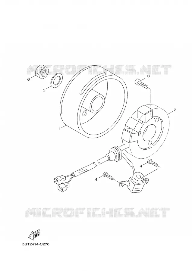 IGNITION Yamaha SCOOTER 50 2007 GIGGLE  XF50
