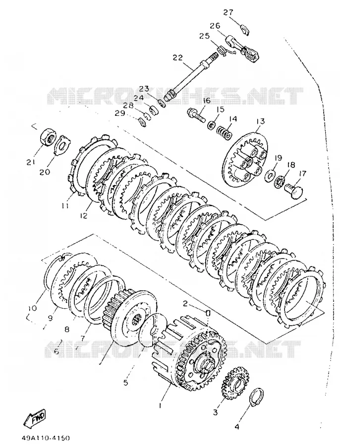 STARTER CLUTCH Yamaha MOTO 600 1986 XJ  XJ600