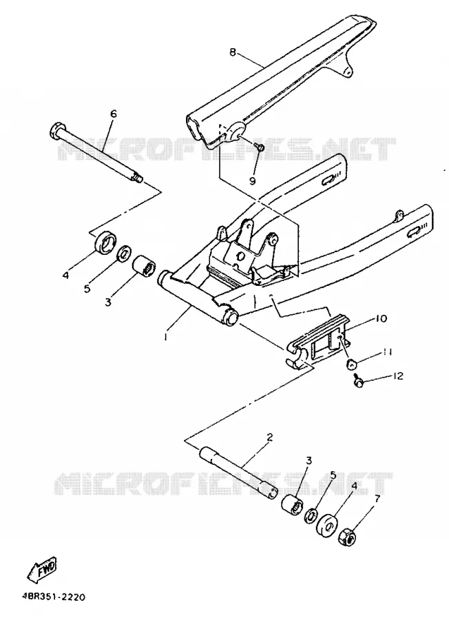 SWINGARM Yamaha MOTO 600 1994 XJN  XJ600N