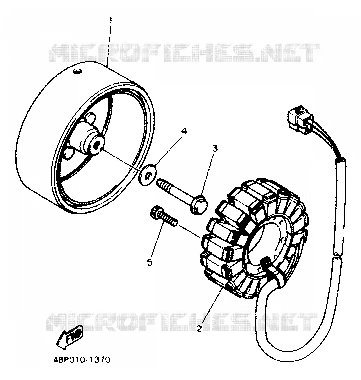 IGNITION Yamaha MOTO 600 1994 XJN  XJ600N