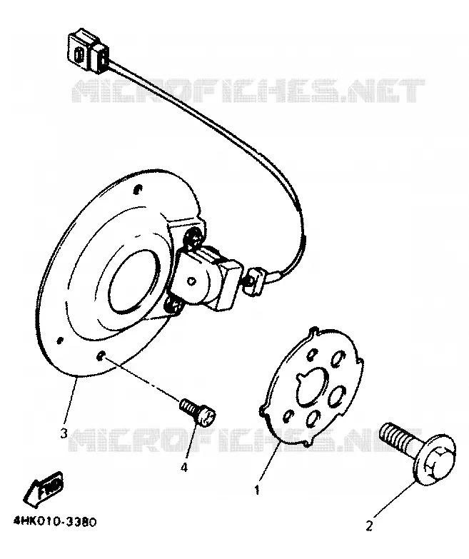 IGNITION PICKUP Yamaha MOTO 600 1994 XJN  XJ600N
