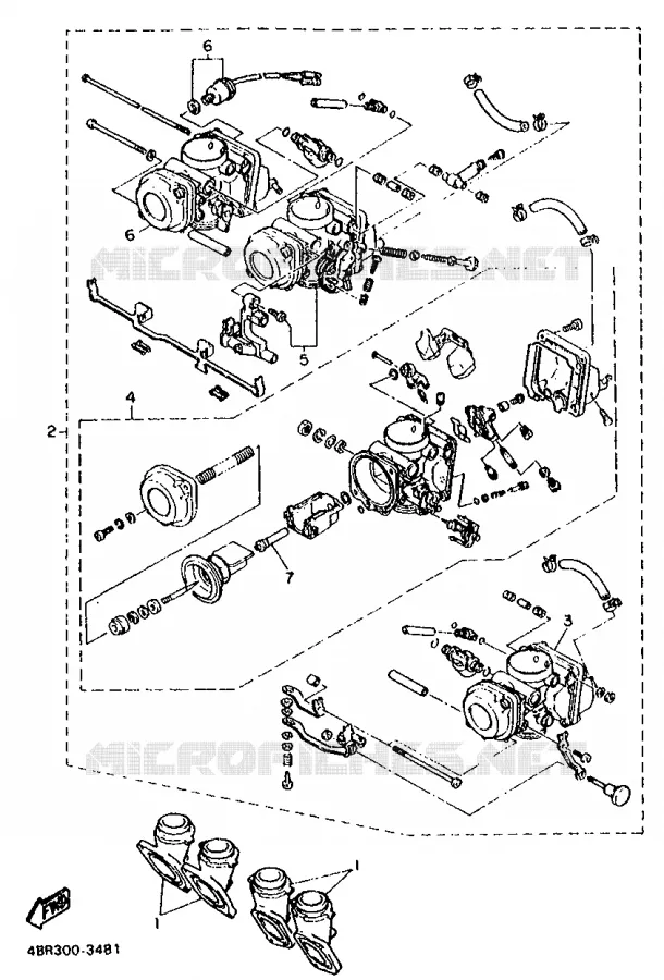 ALTERNATIVE ENGINE - FOR SWEDEN Yamaha MOTO 600 1995 XJN  XJ600N