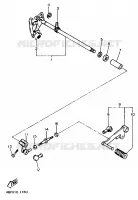 GEAR SHIFT LEVER for Yamaha XJN 1998