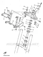 STEERING for Yamaha XJN 1998