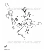SWITCH / LEVER for Yamaha XJN 1998