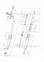 FRONT FORK for Yamaha XJN 2002