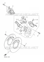FRONT BRAKE CALIPER for Yamaha XJN 2002