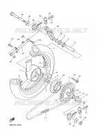 REAR WHEEL for Yamaha XJN 2002