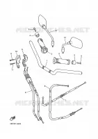 HANDLEBAR & CABLES for Yamaha XJN 2002