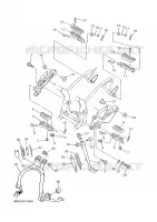 STAND / FOOTREST for Yamaha XJN 2002
