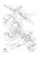 REAR WHEEL for Yamaha XJN 2002