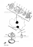 OIL PUMP for Yamaha XJN 1996