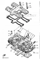 CYLINDER HEAD  for Yamaha XJ 1990