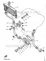 OIL COOLER for Yamaha XJ 1990